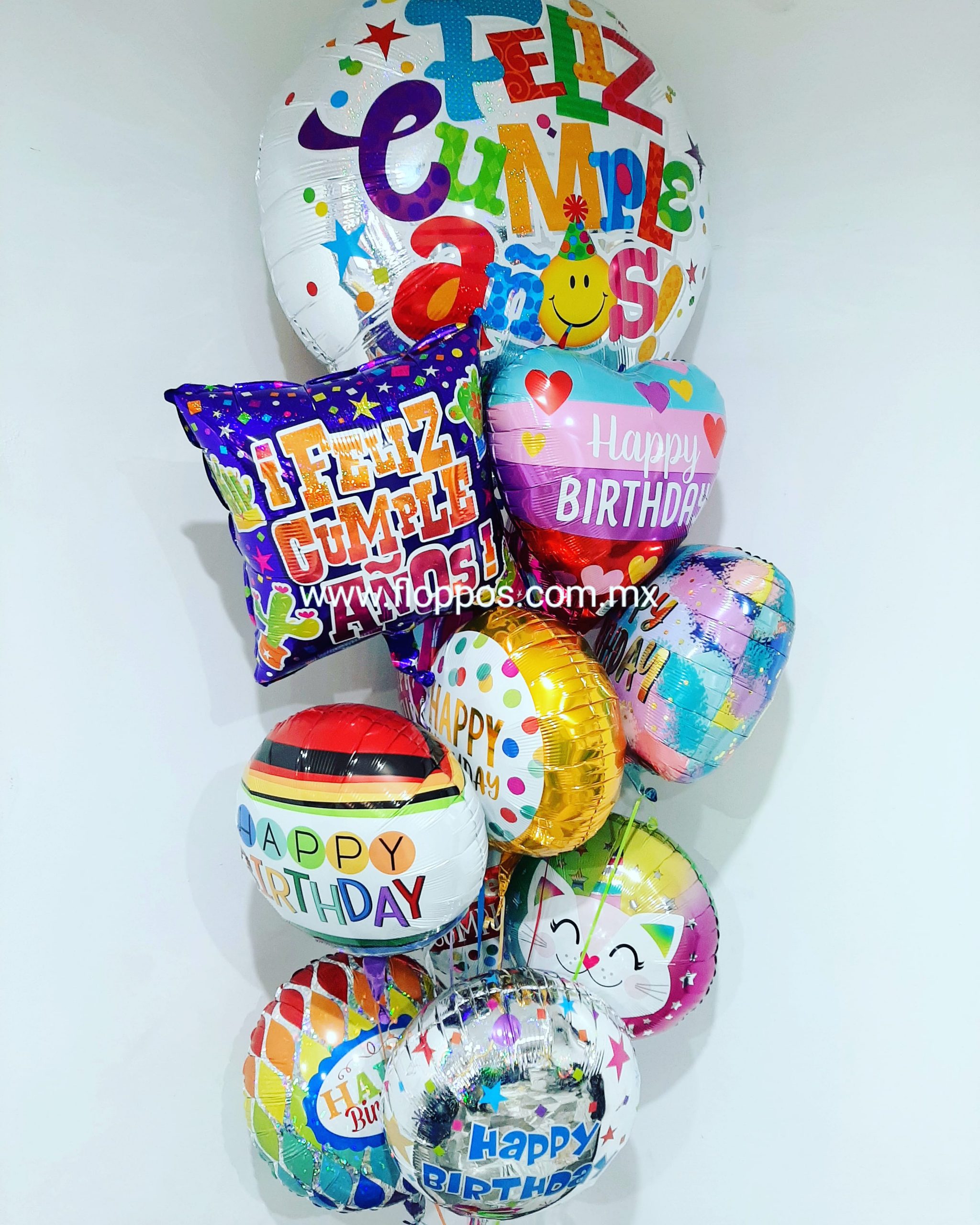 Globos Feliz Cumpleaños X12 Decoración Fiestas SMD12 – Cómpralo en casa